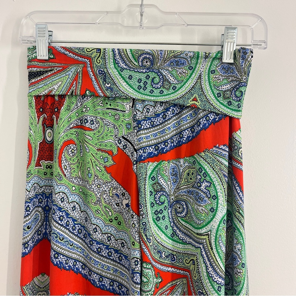 Colorful Wide Leg Pants